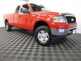 2007 Bright Red Ford F150 XLT SuperCab 4x4 #85499178