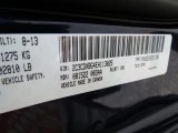 2014 Charger Color Code for Jazz Blue Pearl - Color Code: PBX