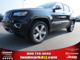 2014 Brilliant Black Crystal Pearl Jeep Grand Cherokee Overland 4x4 #85498779