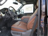 2014 Ford F250 Super Duty Platinum Crew Cab 4x4 Platinum Pecan Leather Interior