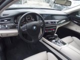2010 BMW 7 Series 750Li xDrive Sedan Oyster/Black Nappa Leather Interior