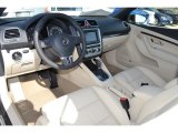 2014 Volkswagen Eos Executive Cornsilk Beige Interior