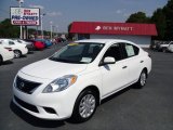 2012 Fresh Powder White Nissan Versa 1.6 SV Sedan #85499586