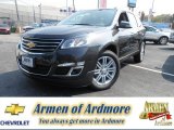 2014 Tungsten Metallic Chevrolet Traverse LT AWD #85498952