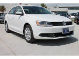 2014 Pure White Volkswagen Jetta SE Sedan #85499451