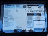 2013 Porsche Boxster  Window Sticker