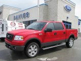 2007 Bright Red Ford F150 FX4 SuperCrew 4x4 #8538182