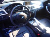 2014 BMW 3 Series 320i Sedan Black Interior