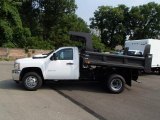 2014 Summit White Chevrolet Silverado 3500HD WT Regular Cab 4x4 Dump Truck #85592838