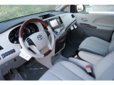 2014 Toyota Sienna Limited AWD Light Gray Interior