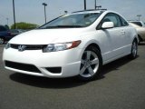 2007 Taffeta White Honda Civic EX Coupe #8534966