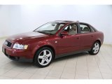 2004 Audi A4 Crimson Red Pearl Effect