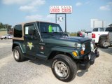 2002 Shale Green Metallic Jeep Wrangler Sahara 4x4 #85592715