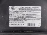 2010 Ford F150 Harley-Davidson SuperCrew Info Tag