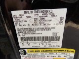 2010 Ford F150 Harley-Davidson SuperCrew Info Tag