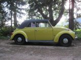 Shantung Yellow Volkswagen Beetle in 1971