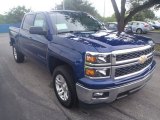 2014 Blue Topaz Metallic Chevrolet Silverado 1500 LT Crew Cab #85643092