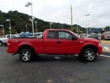 2005 Bright Red Ford F150 XLT SuperCab 4x4 #85642461