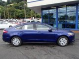 2014 Deep Impact Blue Ford Fusion S #85642448