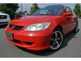 2004 Rally Red Honda Civic EX Coupe #85642842