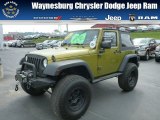 2007 Rescue Green Metallic Jeep Wrangler X 4x4 #85642618