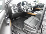 2014 GMC Sierra 1500 SLT Double Cab 4x4 Jet Black Interior