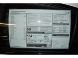 2014 BMW 6 Series 640i Gran Coupe Window Sticker