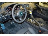 2014 BMW 6 Series 640i Gran Coupe Black Interior