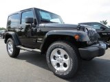 2014 Jeep Wrangler Sahara 4x4 Front 3/4 View