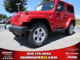 2014 Flame Red Jeep Wrangler Sahara 4x4 #85698290
