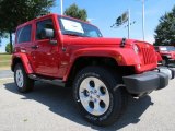 2014 Jeep Wrangler Sahara 4x4 Front 3/4 View