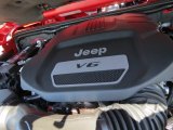 2014 Jeep Wrangler Sahara 4x4 3.6 Liter DOHC 24-Valve VVT V6 Engine