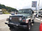 Medium Fern Green Pearlcoat Jeep Wrangler in 1999