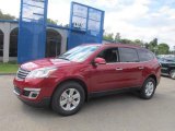 2014 Crystal Red Tintcoat Chevrolet Traverse LT AWD #85698203