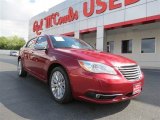 2012 Deep Cherry Red Crystal Pearl Coat Chrysler 200 Limited Sedan #85698183