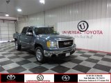 2010 Stealth Gray Metallic GMC Sierra 1500 SLE Crew Cab #85698172