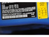 2014 Cooper Color Code for True Blue Metallic - Color Code: B14
