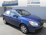 2011 Dark Sapphire Blue Hyundai Accent GLS 4 Door #85697970