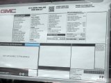 2014 GMC Sierra 3500HD Crew Cab 4x4 Dually Window Sticker