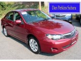 2011 Camellia Red Pearl Subaru Impreza 2.5i Sedan #85697963