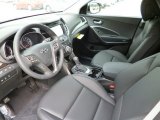 2013 Hyundai Santa Fe GLS AWD Black Interior