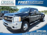 2011 Black Chevrolet Silverado 3500HD LTZ Crew Cab 4x4 #85744921