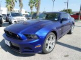 2014 Deep Impact Blue Ford Mustang GT Premium Coupe #85767075