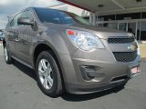 2010 Mocha Steel Metallic Chevrolet Equinox LS AWD #85777675