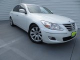 2009 White Satin Pearl Hyundai Genesis 3.8 Sedan #85777640