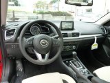 2014 Mazda MAZDA3 s Grand Touring 5 Door Almond Leather Interior