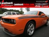 2012 Header Orange Dodge Challenger SXT #85804237