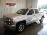 2014 Silver Ice Metallic Chevrolet Silverado 1500 LT Crew Cab #85804698