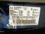 2003 Grand Caravan Color Code for Patriot Blue Pearl - Color Code: PB7