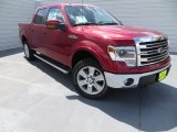 2013 Ruby Red Metallic Ford F150 Lariat SuperCrew 4x4 #85854257